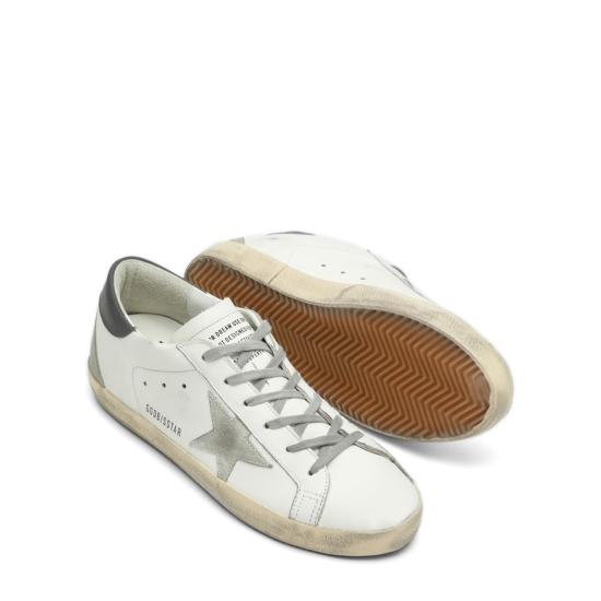 26SS 골든구스 스웨이드 스타 슈퍼스타 클래식 스니커즈 GWF00102F006113 11915 WH ICE DRK GRY - GOLDEN GOOSE