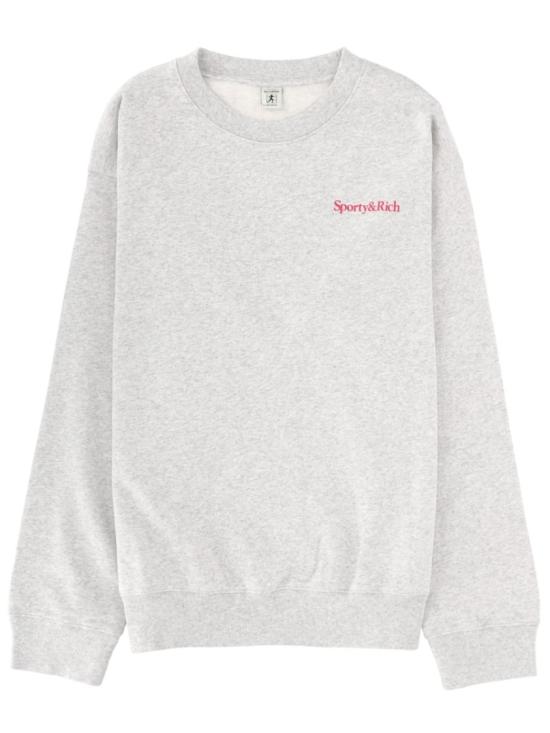 25FW 스포티앤리치 탑 ST07167300GY03 HEATHERGREY White