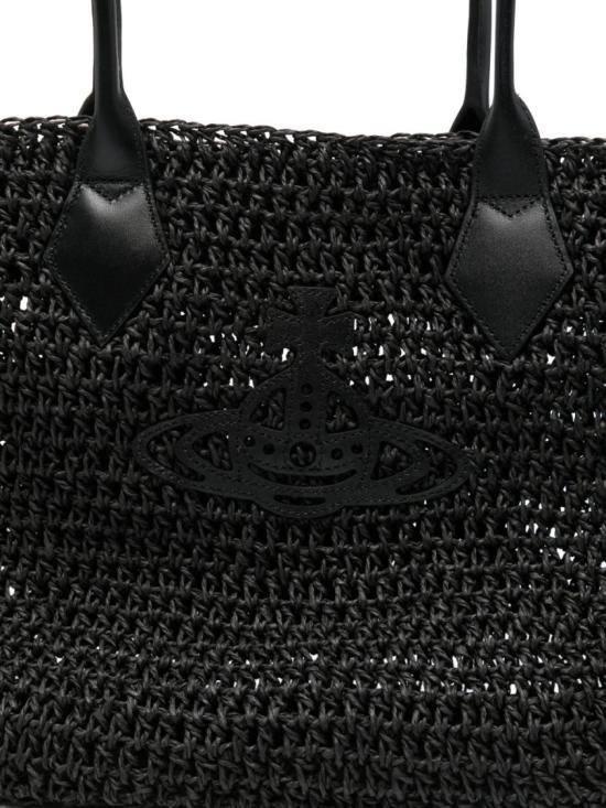 26SS 비비안웨스트우드 토트백 4D03000DU W01GT N401 Black - VIVIENNE WESTWOOD