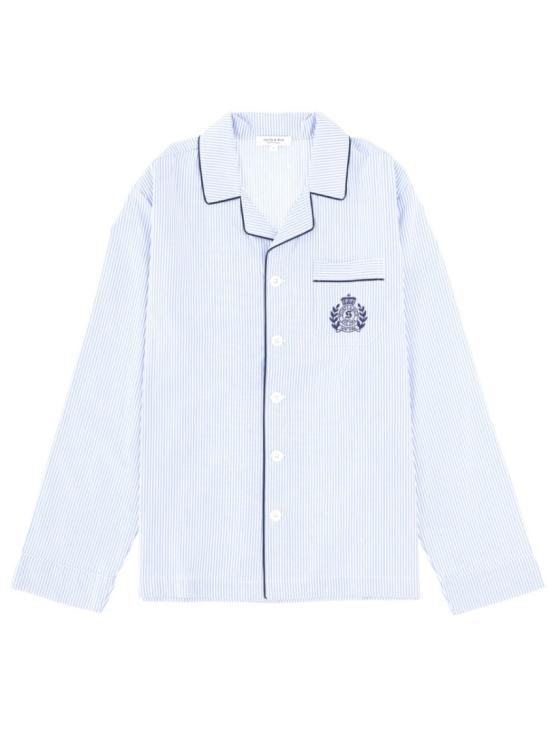 25FW 스포티앤리치 긴팔 셔츠 SI02164243ST02 BLUESTRIPE Blue