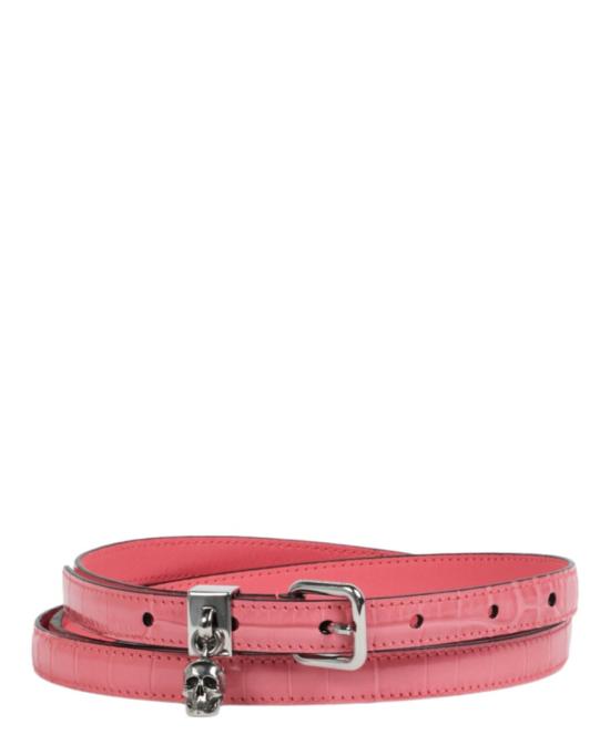  알렉산더 맥퀸 레귤러 벨트 687079 1HB0Y 5730 80045 70 Burgundy - ALEXANDER MCQUEEN