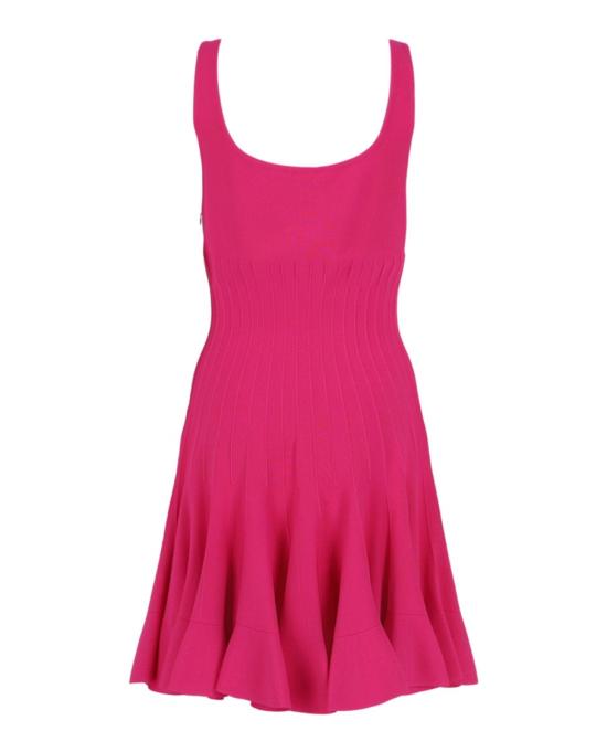  알렉산더 맥퀸 미디 원피스 698389 Q1A0N 5084 60010 L Pink - ALEXANDER MCQUEEN