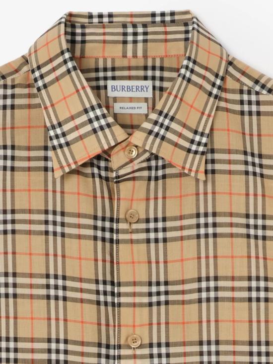 26FW 버버리 긴팔 셔츠 8130238 Brown - BURBERRY