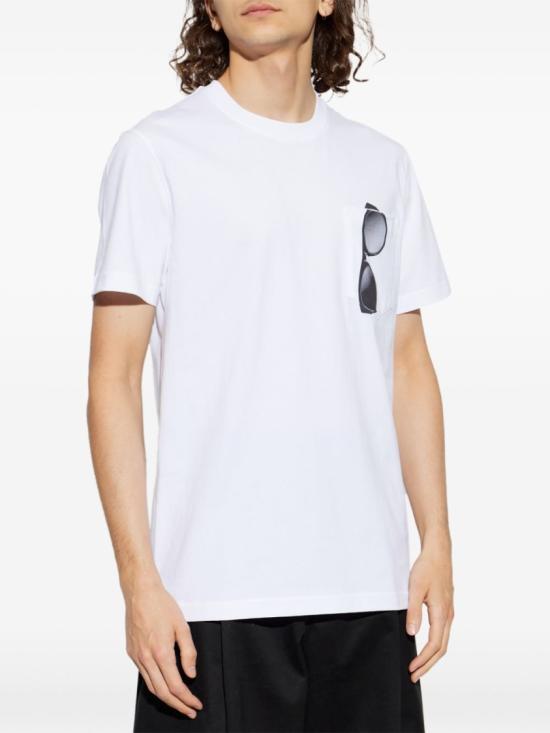 26FW 모스키노 반팔 티셔츠 J0726 5241 1001 White - MOSCHINO