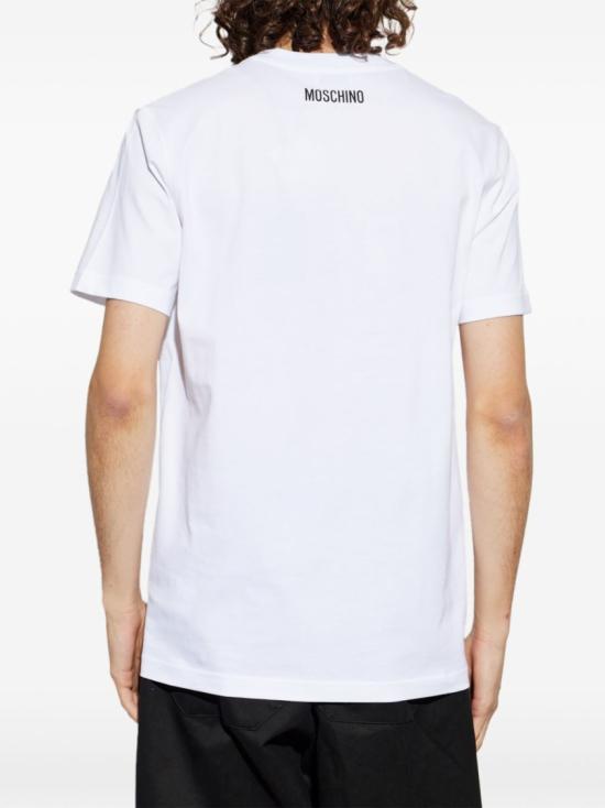 26FW 모스키노 반팔 티셔츠 J0726 5241 1001 White - MOSCHINO
