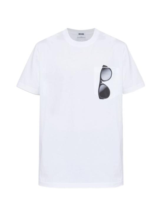 26FW 모스키노 반팔 티셔츠 J0726 5241 1001 White