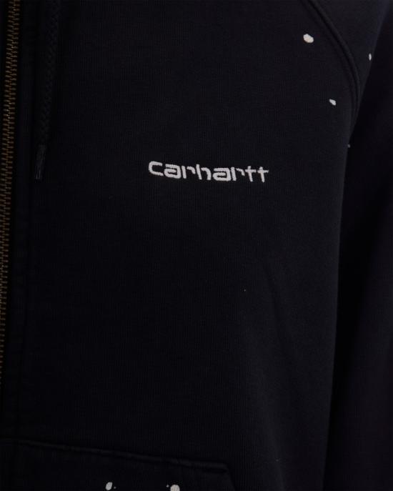 26FW 칼하트 WIP 후드 티셔츠 3536177 Black - CARHARTT WIP