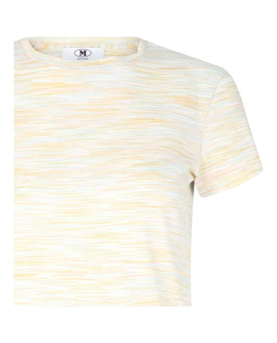  엠 미쏘니 반팔 티셔츠 S23UL00 BJ00K3 S01CA 92044 M White - M MISSONI