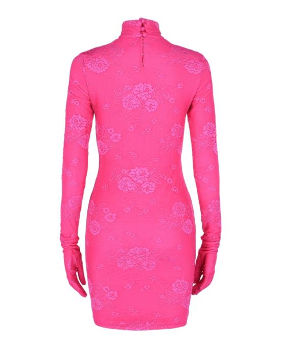 발렌시아가 미디 원피스 702193 TWG01 6840 60892 38 Pink - BALENCIAGA