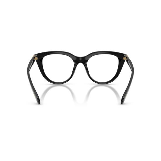 26SS 스와로브스키 안경 광택 있는 블랙 컬러의 볼드한 캣아이 안경 - SWAROVSKI
