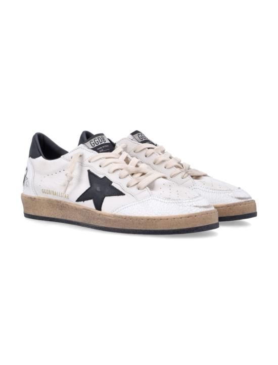 26FW 골든구스 볼스타 레더 스타 스니커즈 GMF00117F00377110283 White - GOLDEN GOOSE