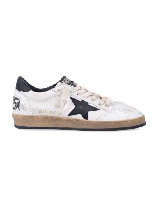 26FW 골든구스 볼스타 레더 스타 스니커즈 GMF00117F00377110283 White - GOLDEN GOOSE