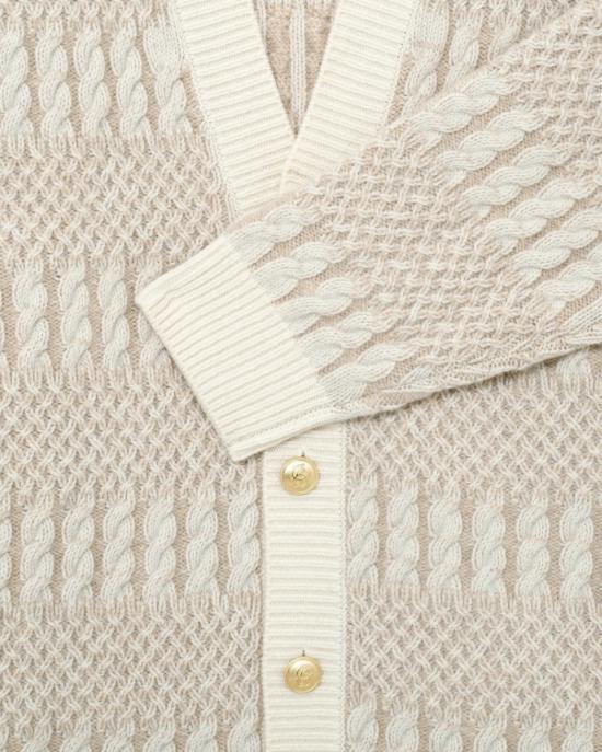 25FW 드롤드무슈 가디건 2000001800409 Neutrals - DROLE DE MONSIEUR