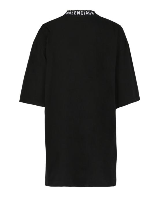 발렌시아가 미디움 핏 티셔츠 739784 TOVF4 9034 00973 M Black - BALENCIAGA