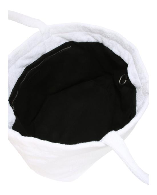  발렌시아가 타월 패브릭 점보 라지 토트백 743152 2AAFP 9104 10004 NS White - BALENCIAGA