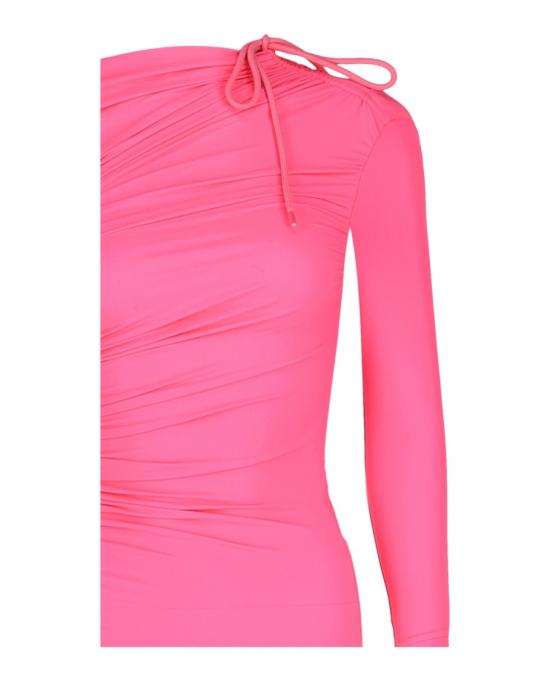  발렌시아가 미디 원피스 704440 TYK07 5900 60370 34 Pink - BALENCIAGA