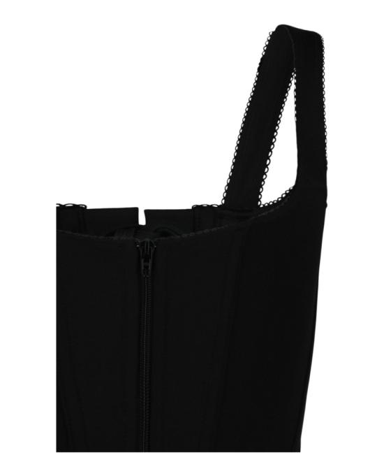  발렌시아가 탱크탑 코르셋 746213 TNV49 1000 00002 XXS Black - BALENCIAGA