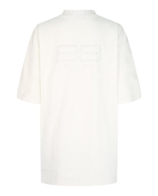  발렌시아가 반팔 티셔츠 739784 TOVU8 9012 10502 M White - BALENCIAGA