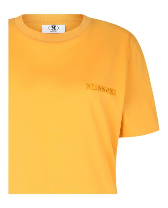  엠 미쏘니 반팔 티셔츠 S24UL00 BJ00ND S208F 80006 L Yellow - M MISSONI