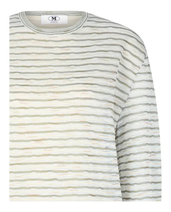  엠 미쏘니 스웨터 S24UN02 BK01BB L603D 30106 L White - M MISSONI