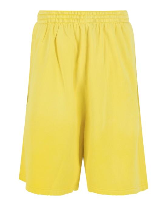  발렌시아가 디스트레스트 코튼 스웨트 쇼츠 657062 TJVN8 7200 70009 L Yellow
