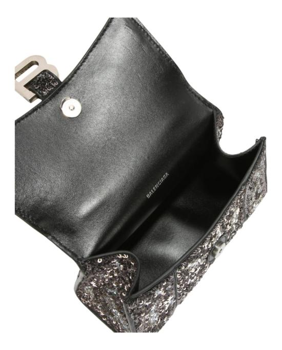  발렌시아가 아워글래스 핸드백 706836 210FB 1061 00476 NS Black - BALENCIAGA
