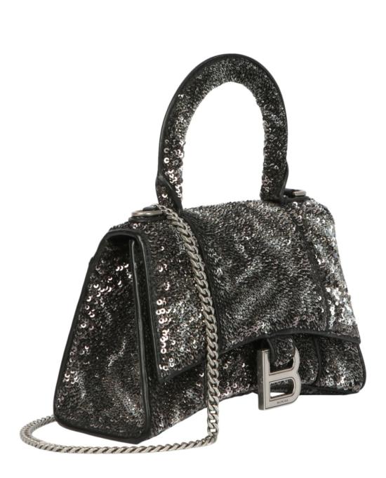  발렌시아가 아워글래스 핸드백 706836 210FB 1061 00476 NS Black - BALENCIAGA
