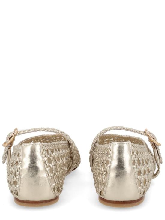 26SS 스튜어트 와이츠먼 플랫 슈즈 SN722 LIO Gold - STUART WEITZMAN