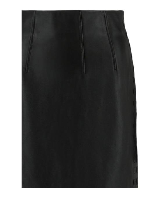  알렉산더 맥퀸 롱 스커트 688578 Q5AHW 1000 00002 42 Black - ALEXANDER MCQUEEN