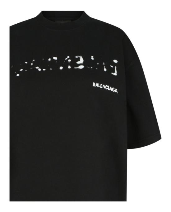  발렌시아가 반팔 티셔츠 641655 TOVO5 1070 00008 XS Black - BALENCIAGA