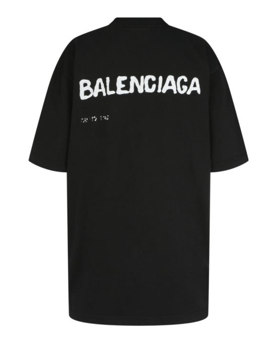  발렌시아가 반팔 티셔츠 641655 TOVO5 1070 00008 XS Black - BALENCIAGA