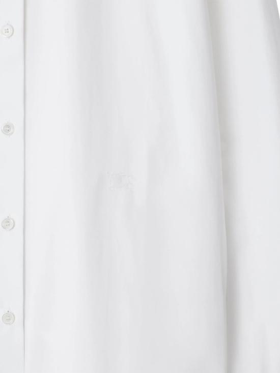  버버리 레귤러 핏 코튼 포플린 셔츠 8111217 White - BURBERRY