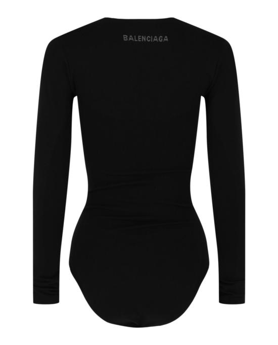  발렌시아가 바디수트 티셔츠 719522 3C8B4 1077 00008 1 Black - BALENCIAGA
