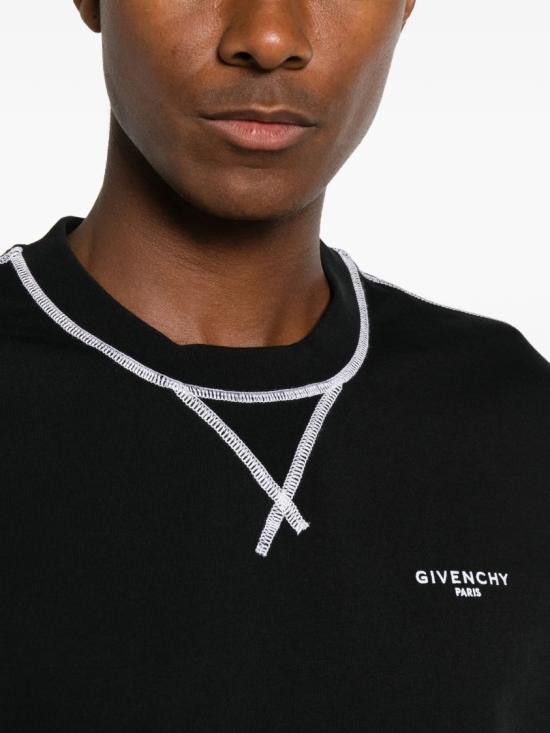 26FW 지방시 반팔 티셔츠 BM71P53YR8 Black - GIVENCHY