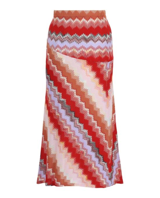  엠 미쏘니 롱 스커트 S24UH01 BR0126 SM9NM 90006 XS Red - M MISSONI