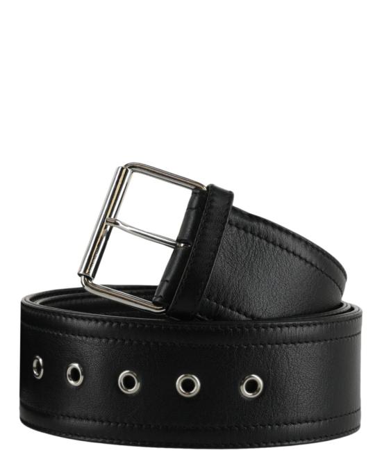  알렉산더 맥퀸 가죽 벨트 670741 1AAD0 1000 00002 80 Black - ALEXANDER MCQUEEN