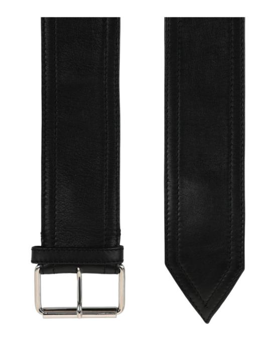  알렉산더 맥퀸 가죽 벨트 670741 1AAD0 1000 00002 80 Black - ALEXANDER MCQUEEN