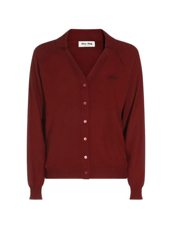 26FW 미우미우 가디건 MMF02Z 16WJ Red