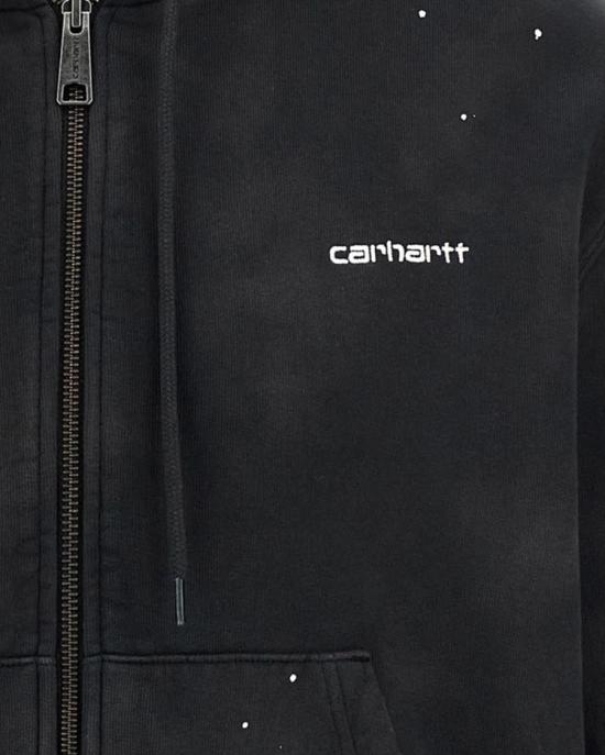 26FW 칼하트 WIP 후드 티셔츠 919852 Black - CARHARTT WIP