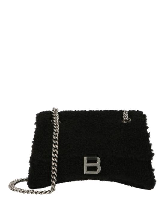  발렌시아가 크러쉬 스몰 체인 백 페이크 셔링 729314 210PC 1000 00002 NS Black