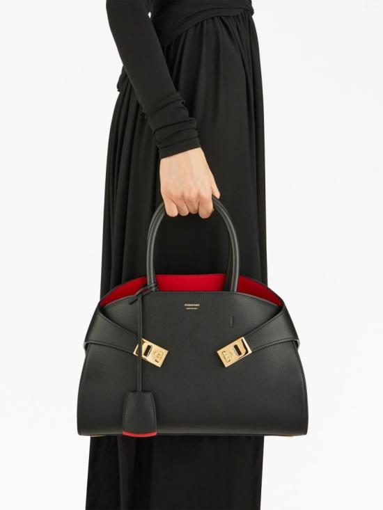  살바토레 페라가모 토트백 0767814 Black - SALVATORE FERRAGAMO