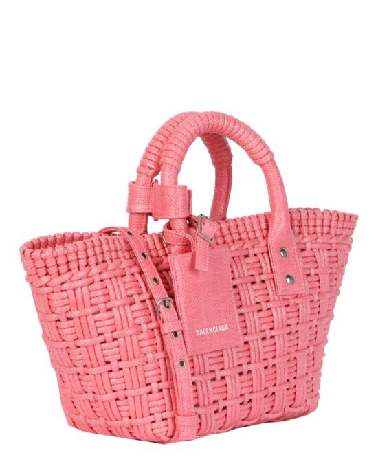  발렌시아가 비스트로 XS 바스켓 토트백 671342 2AAFX 5890 60897 NS Burgundy - BALENCIAGA