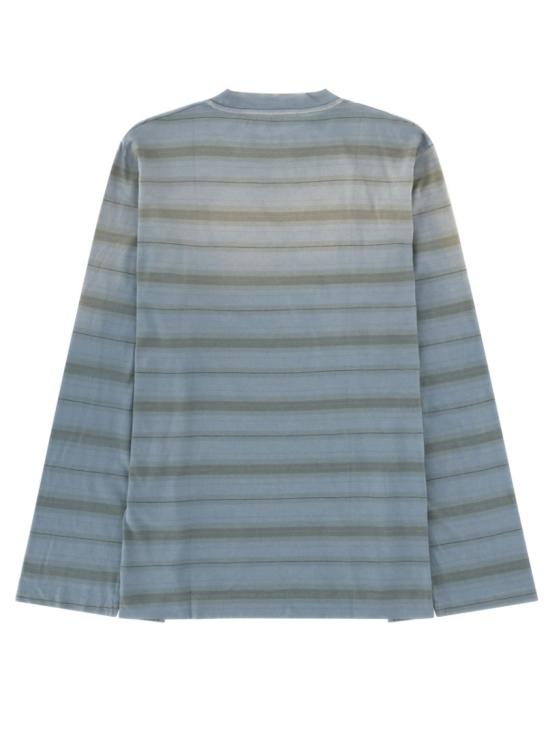 26SS 아워레가시 박스 롱슬리브 스프레이 페이드 고스트 스트라이프 M2266BS SPRAYFADEGHOSTSTRIPE Blue - OUR LEGACY