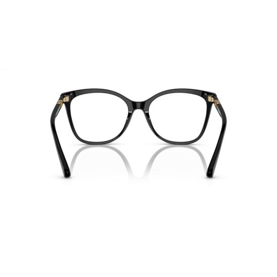 26SS 엠포리오 아르마니 선글라스 광택 있는 검정색 아세테이트 소재의 사각 안경테 - EMPORIO ARMANI