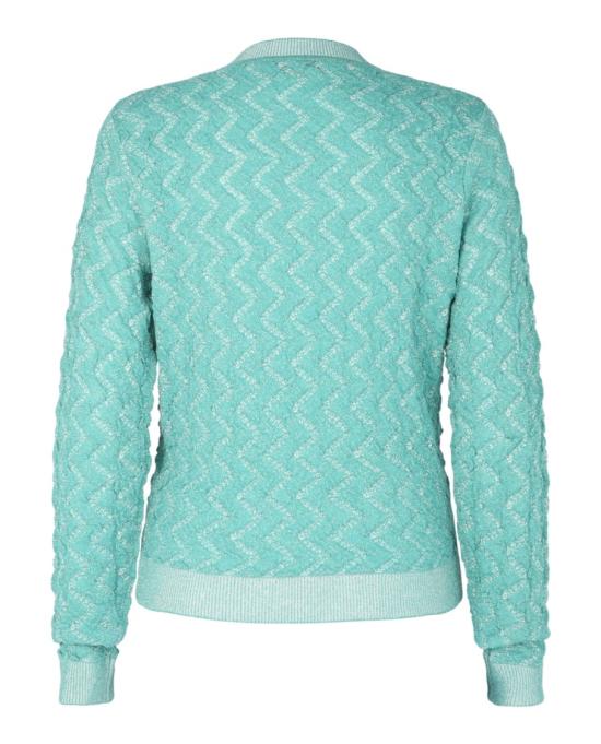  엠 미쏘니 스웨터 S24UN07 BK01DR S615P 40090 XL Blue - M MISSONI
