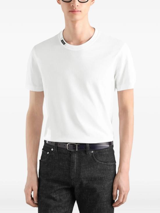26FW 돌체앤가바나 반팔 티셔츠 G8TW5T FU7EQ White - DOLCE & GABBANA