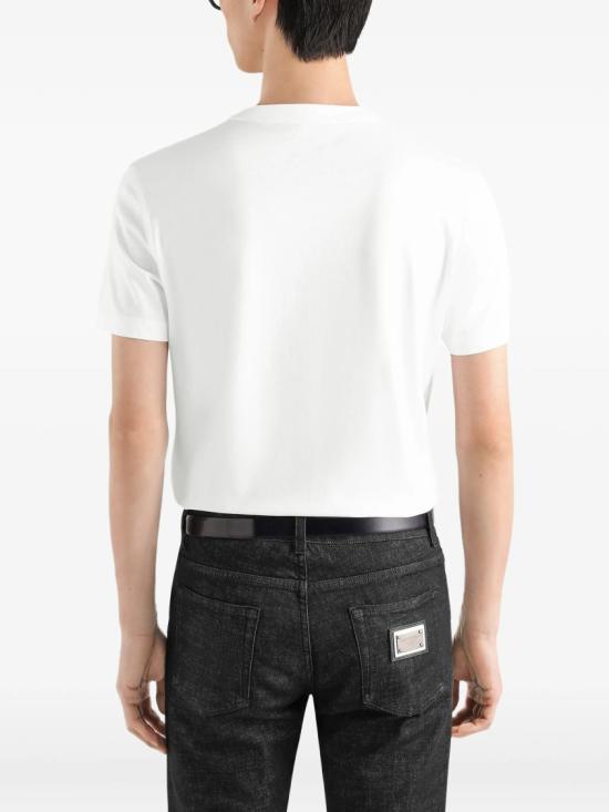 26FW 돌체앤가바나 반팔 티셔츠 G8TW5T FU7EQ White - DOLCE & GABBANA