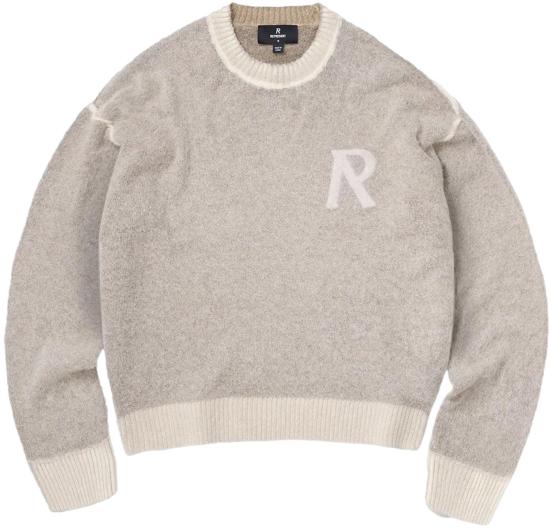 26SS 리프레젠트 스웨터 LAURELKNITSWEATSHIRTLATTE BEIGE