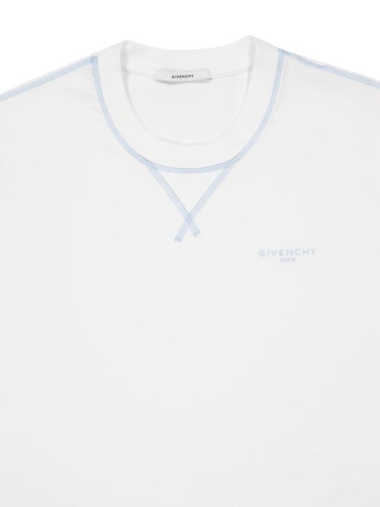 26FW 지방시 반팔 티셔츠 BM71P53YR8 100 Bianco - GIVENCHY