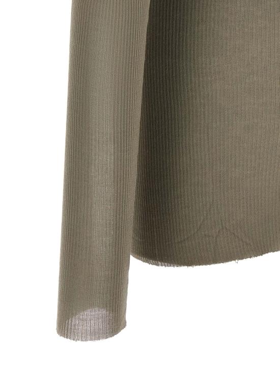 26FW 릭 오웬스 긴팔 티셔츠 RU02F4250RC48 Gray - RICK OWENS